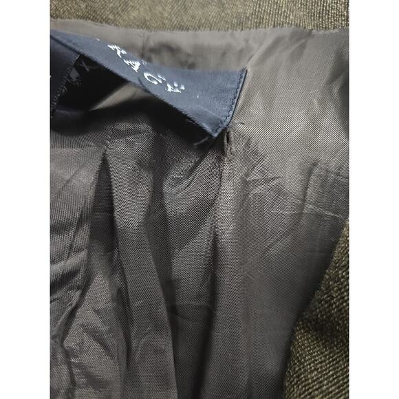 Linda Allard Ellen Tracy Wool Blazer Jacket Size 14 Olive Green Academia Career - Picture 10 of 10